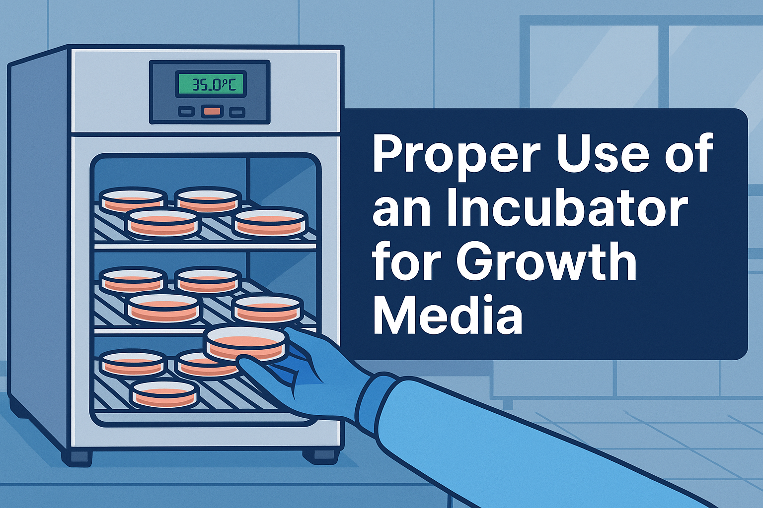 Proper Use of an Incubator for Growth Media